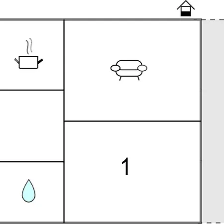 Apartment In With Kitchen *